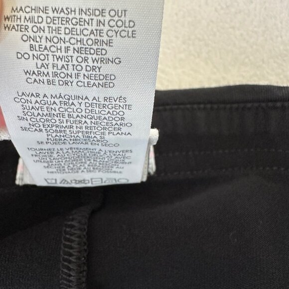 Cabi Womens Centered Skirted M'Leggings Size M Black Modest Crossover Skirt - Picture 9 of 11